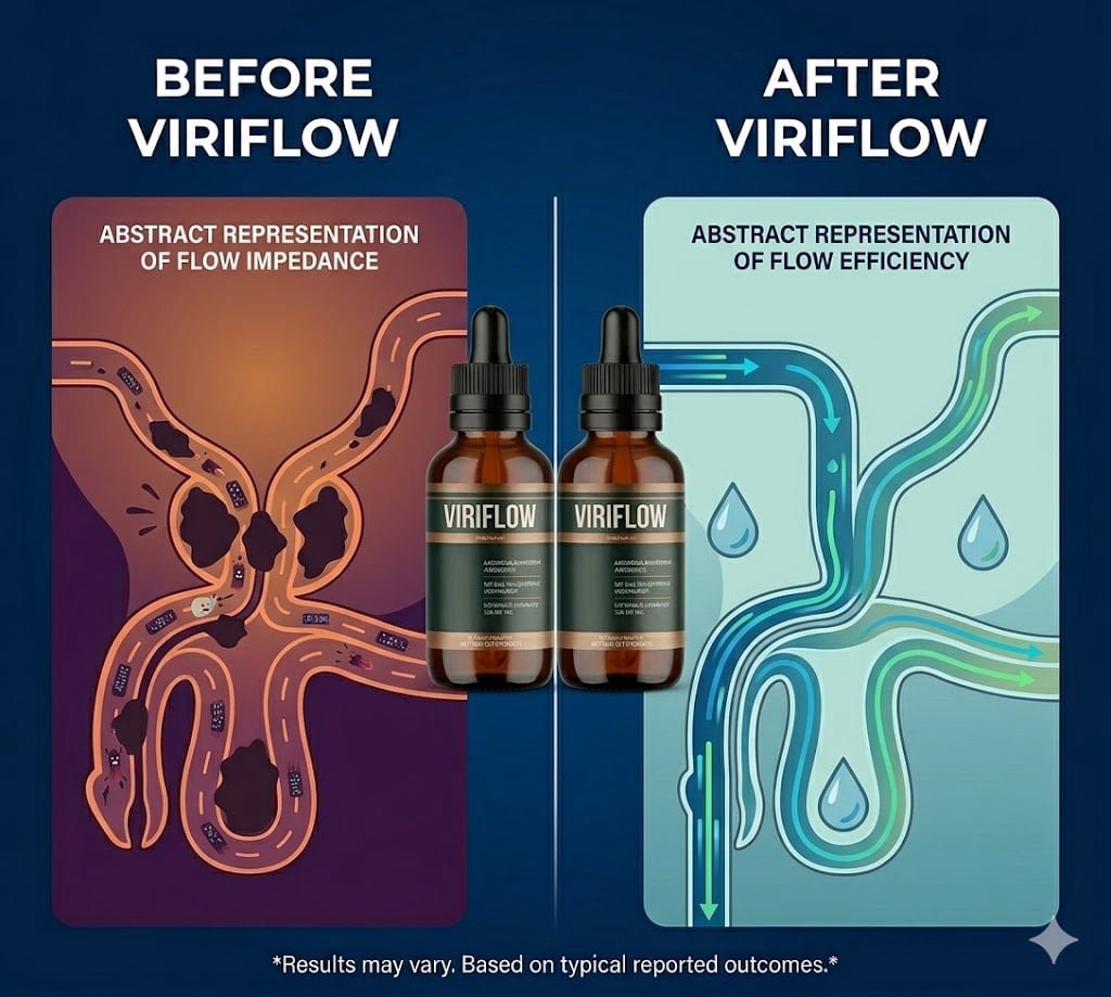 ViriFlow liquid supplement for prostate and nighttime bathroom trips