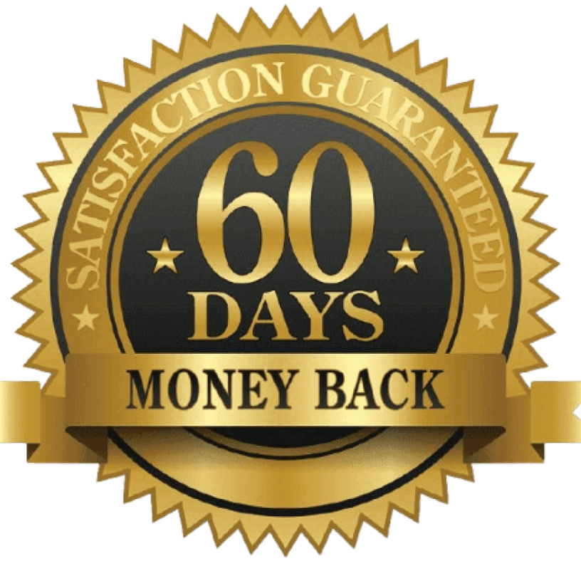 ViriFlow 60 day money back guarantee badge