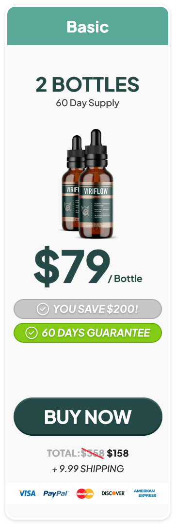 ViriFlow 2-bottle package for 60-day supply